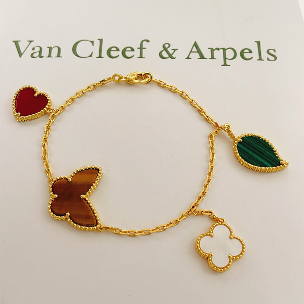 VCA Lucky Alhambra bracelet, 4 motifs