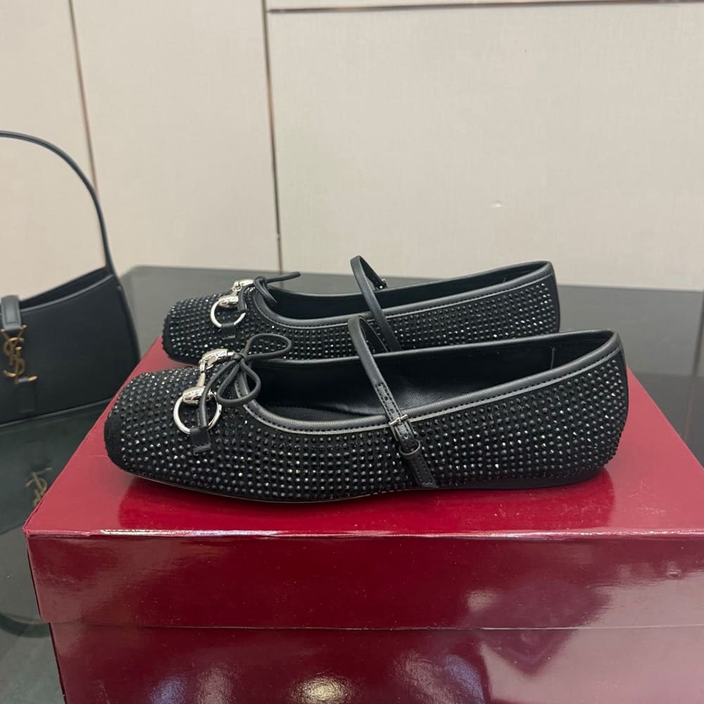 Women’s crystal Gvc*1 Horsebit ballet flat (EU SIZE 35-42)