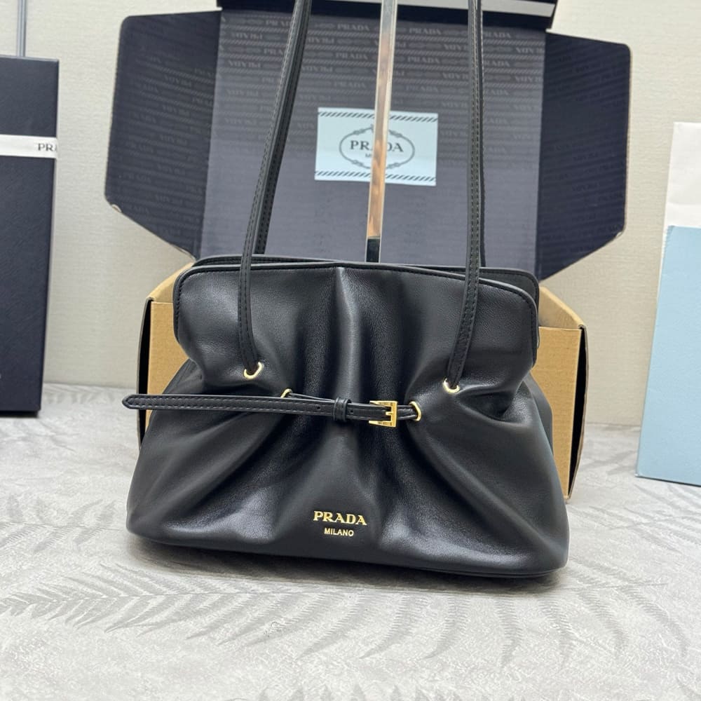 Pra*a Dada small nappa leather bag