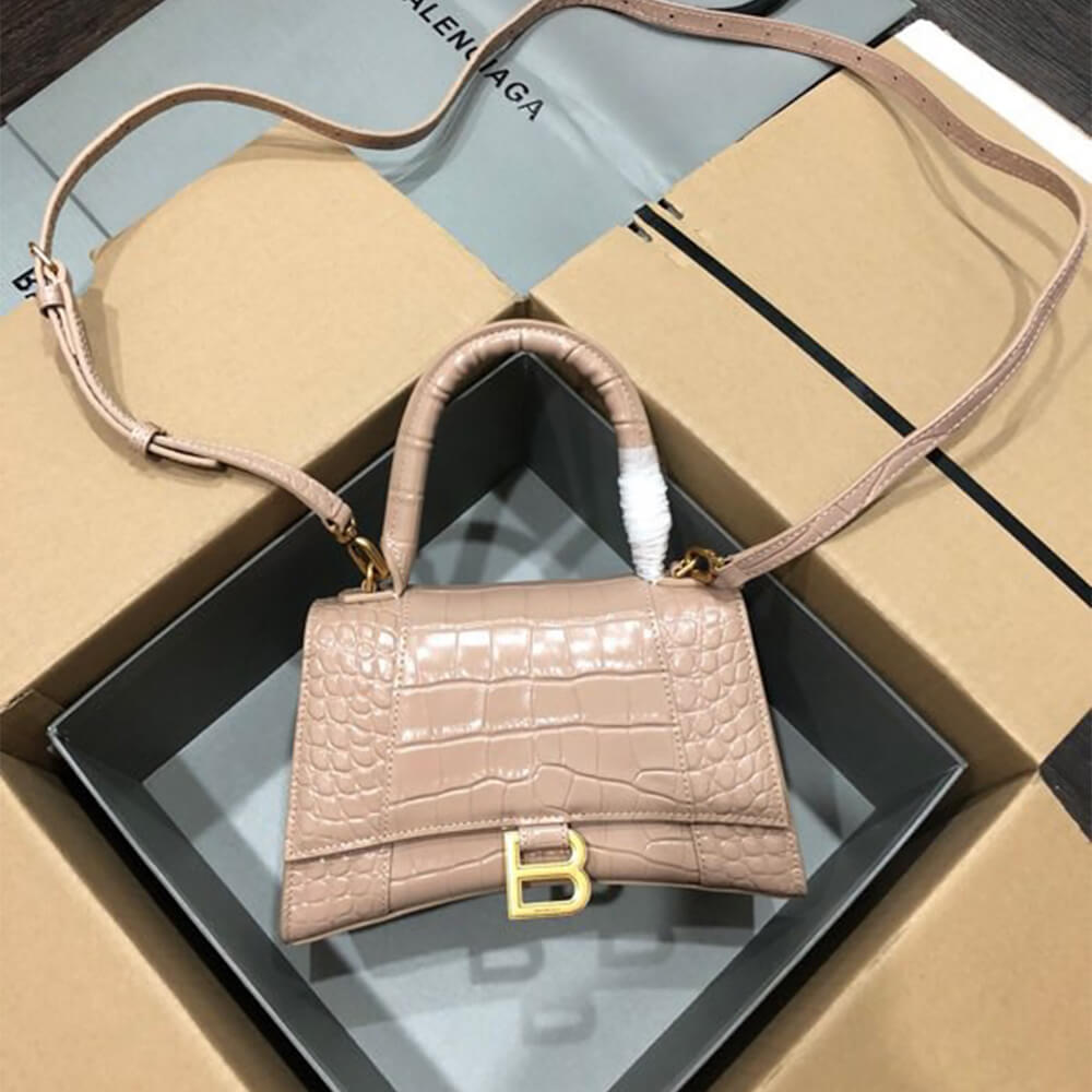 Ba1en*iaga Hourglass Handbag Small(high-end grade)