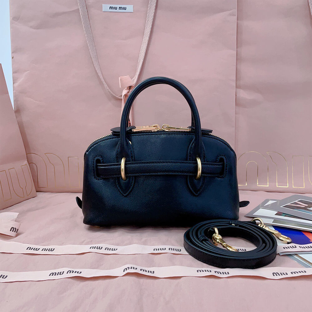 M1um1u Mini Aventure mini nappa leather bag(HIGH-END GRADE)