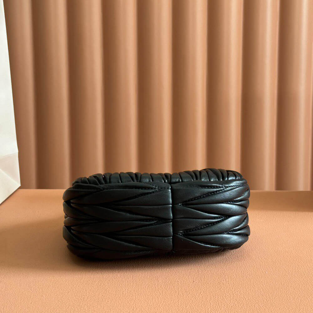 Mini Wander matelass?? nappa leather hobo bag(high-end grade)