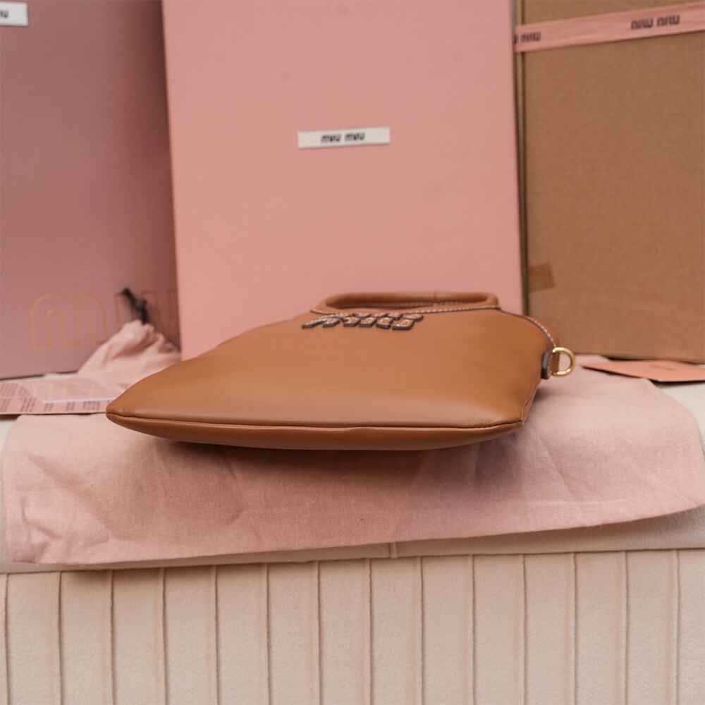 M1um1u MINI IVY leather handbag(HIGH-END GRADE)