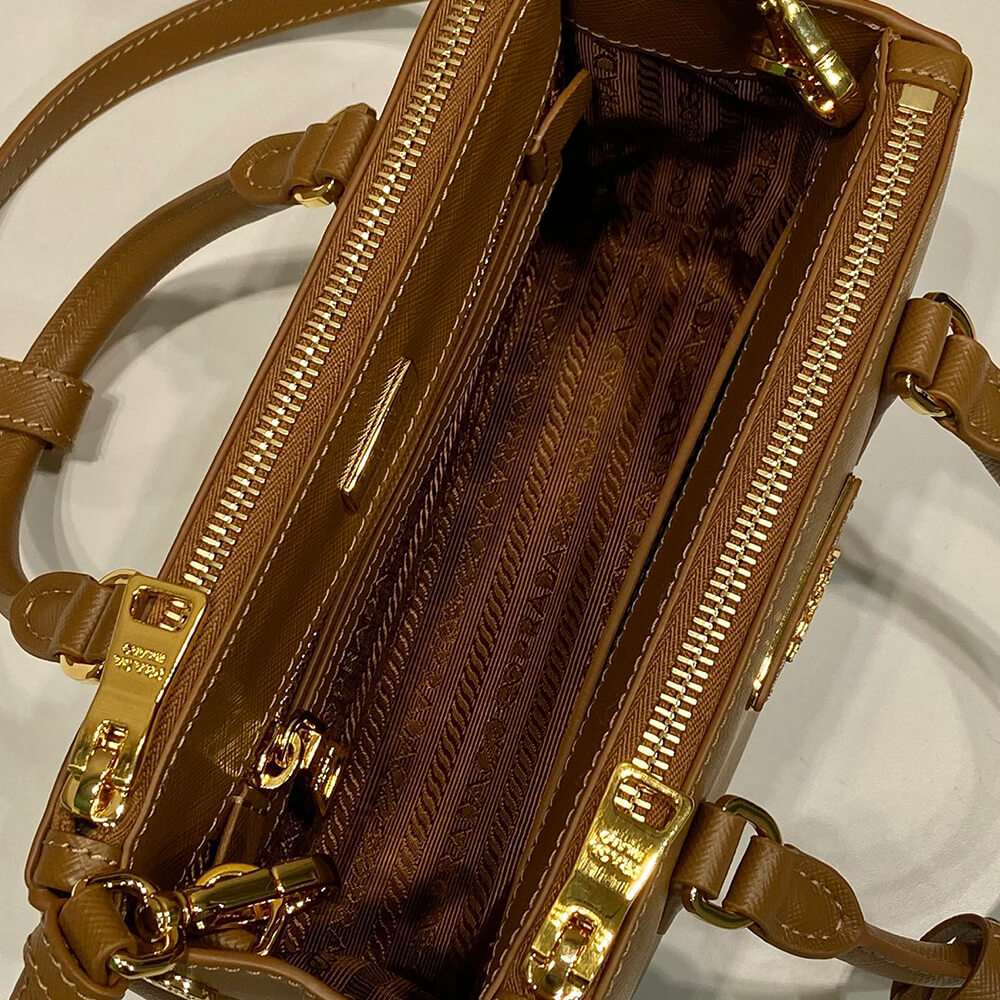 Pra*a Galleria Saffiano leather mini-bag(HIGH-END GRADE)